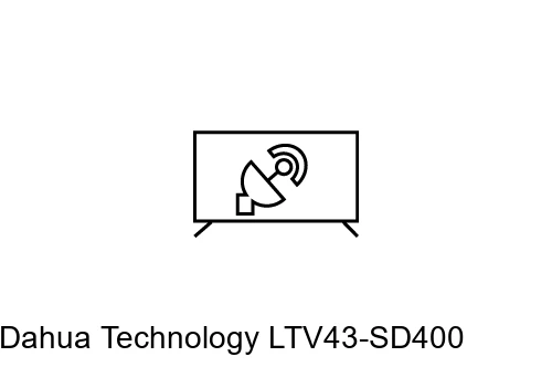 Search for channels on Dahua Technology LTV43-SD400