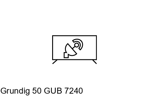 Search for channels on Grundig 50 GUB 7240