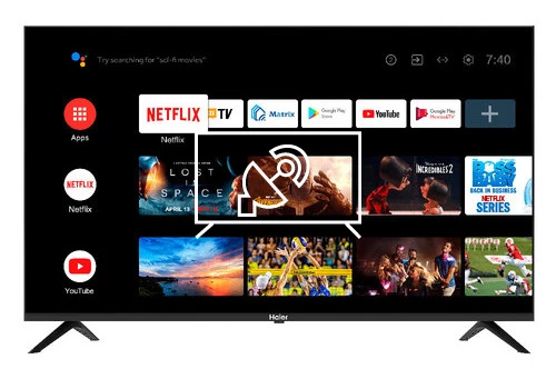 Search for channels on Haier 43 Smart TV S1