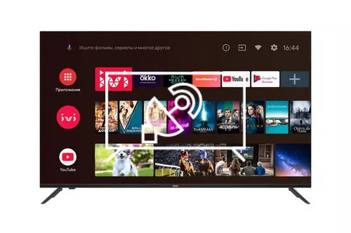 Search for channels on Haier 58 SMART TV BX