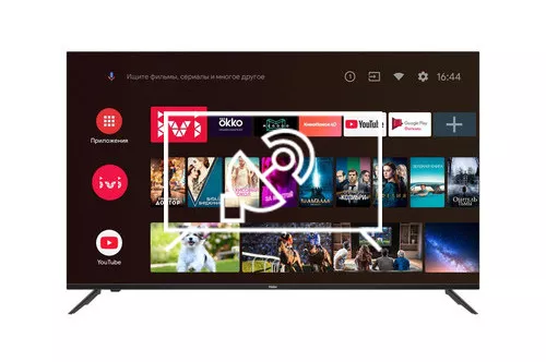 Search for channels on Haier 65 SMART TV BX