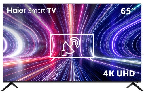 Search for channels on Haier 65 Smart TV K6