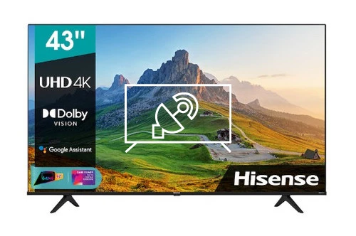 Search for channels on Hisense 43A6FG