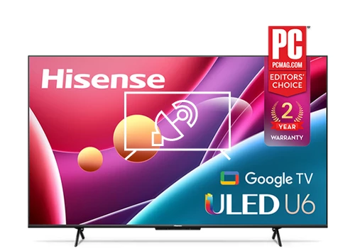 Search for channels on Hisense 50U6H