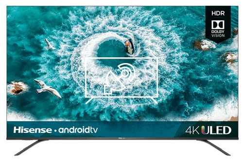Search for channels on Hisense 50H8F
