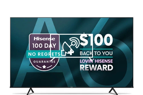 Search for channels on Hisense 65A6H