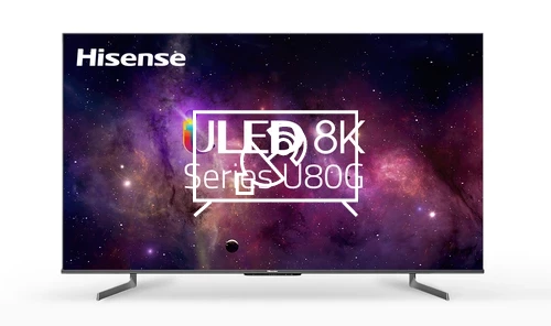 Search for channels on Hisense 65U80G