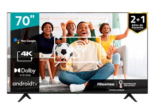 Search for channels on Hisense 70H6500G