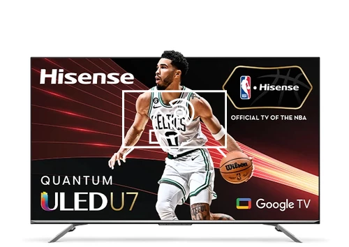 Search for channels on Hisense 85U7H