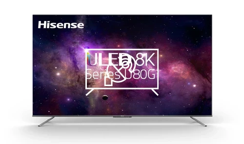 Search for channels on Hisense 85U80G