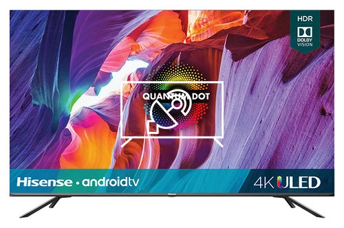 Search for channels on Hisense H8 Quantum