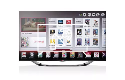 Search for channels on LG 42LA6908