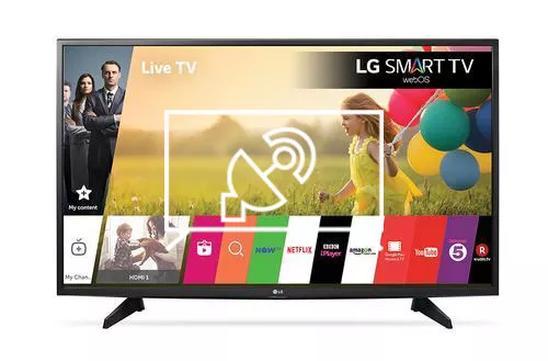 Search for channels on LG 43LH590V