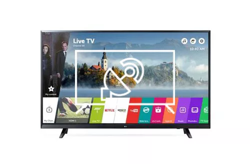 Search for channels on LG 43UJ620V