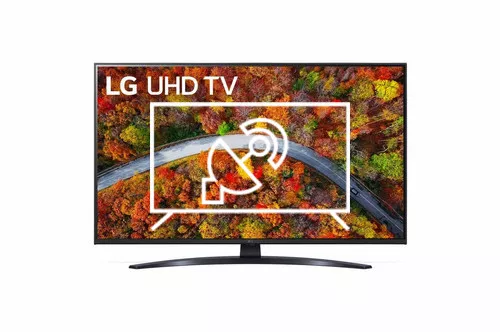 Search for channels on LG 43UP8100