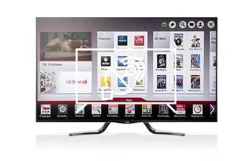 Search for channels on LG 47LA7909