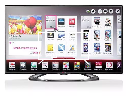 Search for channels on LG 55LA6208