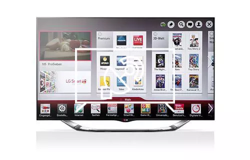 Search for channels on LG 55LA8609