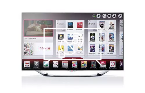 Search for channels on LG 55LA9609
