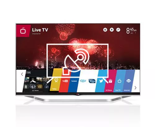 Search for channels on LG 55LB730V