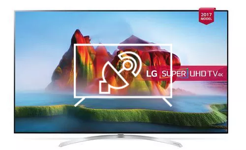 Search for channels on LG 55SJ950V