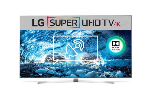 Search for channels on LG 55UH950T