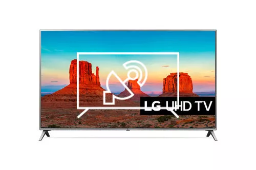 Search for channels on LG 55UK6500MLA