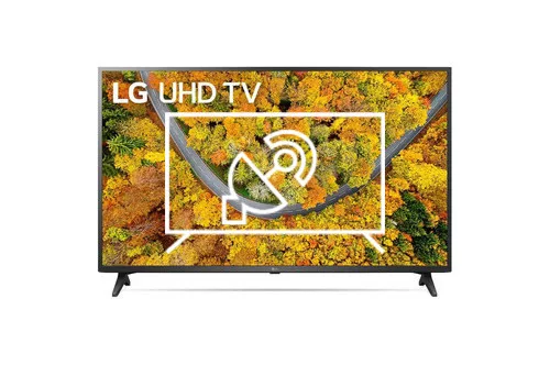 Search for channels on LG 55UP75009LF