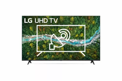 Search for channels on LG 55UP76703LB