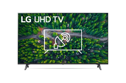 Search for channels on LG 55UP76709LB