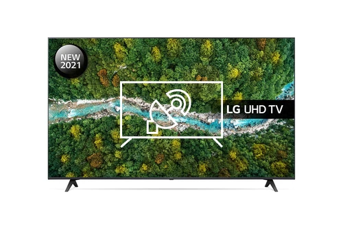Search for channels on LG 55UP77006LB