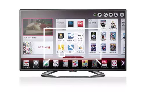 Search for channels on LG 60LA6208