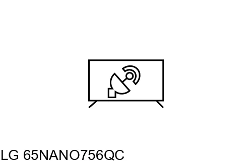 Search for channels on LG 65NANO756QC
