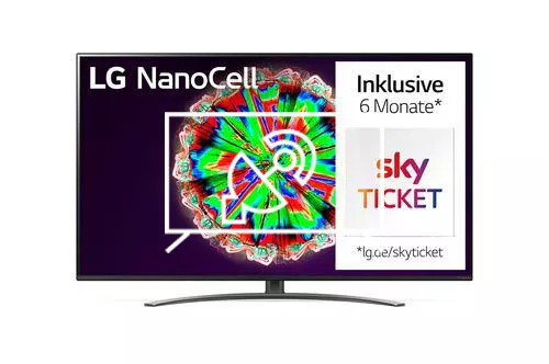 Search for channels on LG 65NANO816NA
