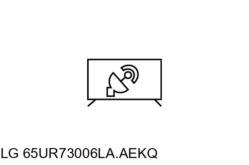Rechercher des chaînes sur LG 65UR73006LA.AEKQ