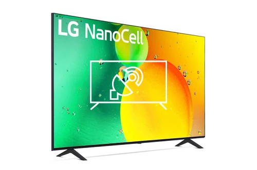 Search for channels on LG 75NANO756QA