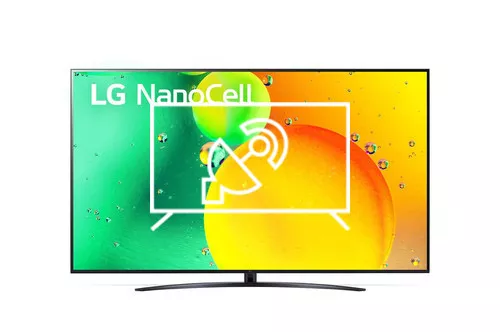 Search for channels on LG 75NANO769QA