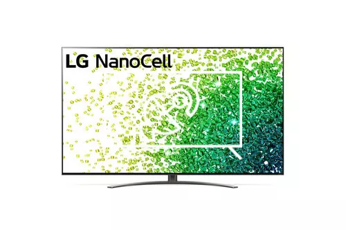 Search for channels on LG 75NANO863PA