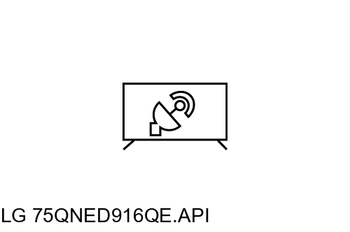 Rechercher des chaînes sur LG 75QNED916QE.API