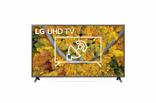 Search for channels on LG 75UP75009LC.AEU sw LED-TVUHD Multituner Smart PVR ActiveHDR