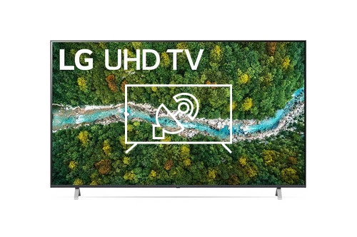 Search for channels on LG 75UP76703LB
