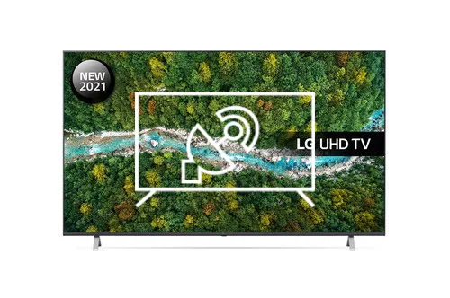 Search for channels on LG 75UP77006LB