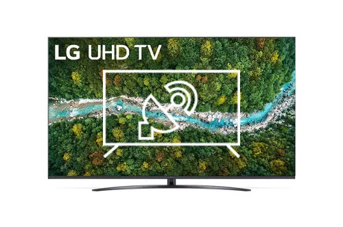 Search for channels on LG 75UP78003LB