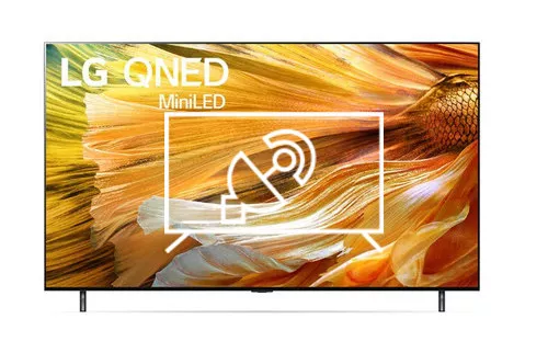 Search for channels on LG 86" QNED 2160p 120Hz 4K
