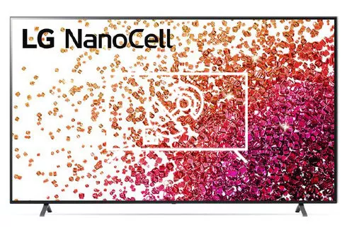 Search for channels on LG 86NANO759PA