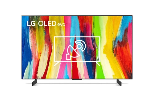 Search for channels on LG OLED42C24LA