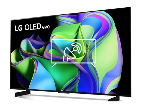 Search for channels on LG OLED42C34LA