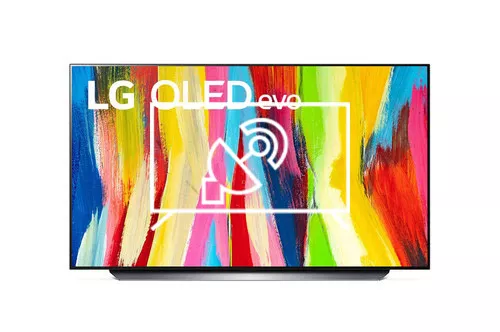 Search for channels on LG OLED48C27LA