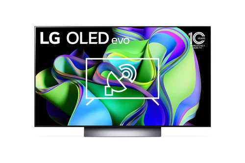 Search for channels on LG OLED48C38LA