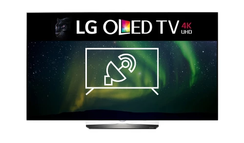 Search for channels on LG OLED55B6T